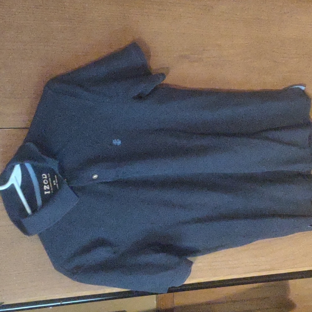 Mens Medium Navy Blue Izod Polo